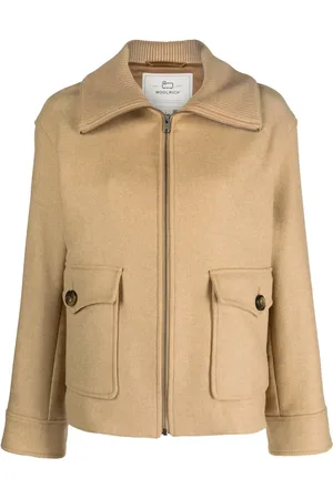 Woolrich Veste zippée à col nervuré