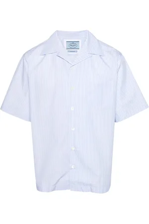 Prada Chemise en coton à rayures