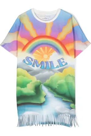 Stella McCartney Robe à imprimé graphique