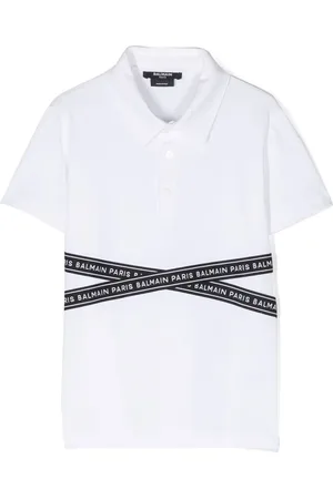 Balmain Polo à logo imprimé