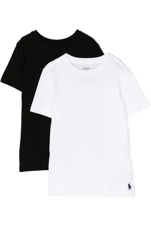 Ralph Lauren Lot de deux t-shirts en jersey à logo brodé