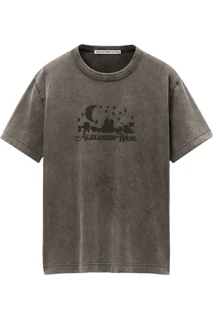 Alexander Wang T-shirt en coton à imprimé paysage