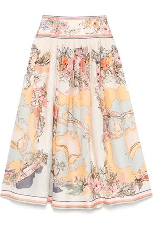 ZIMMERMANN Jupe Tallow à coupe mi-longue