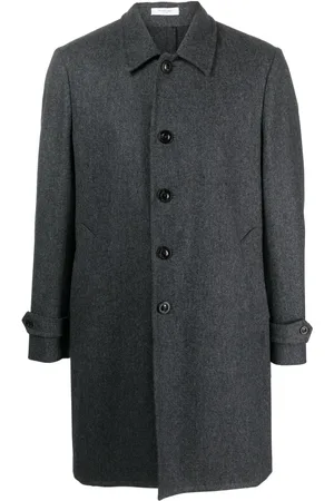 Boglioli Manteau en laine à simple boutonnage
