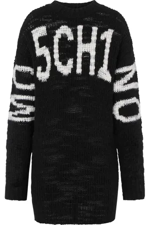 Moschino Robe en maille à logo