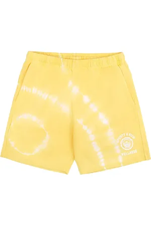 Sporty & Rich Short de sport Emblem en coton