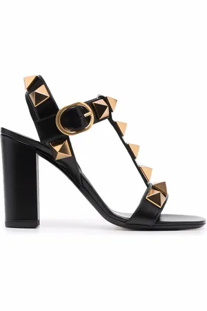 VALENTINO GARAVANI Sandales Roman Stud 90 mm en cuir