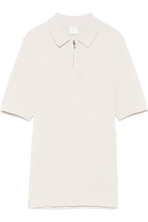 ELEVENTY Polo en maille à design nervuré