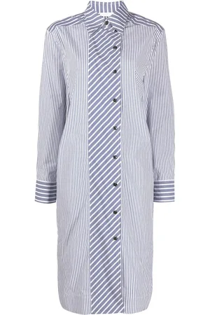 Ganni Robe-chemise à rayures