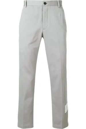 Thom Browne Pantalon de costume à patch logo