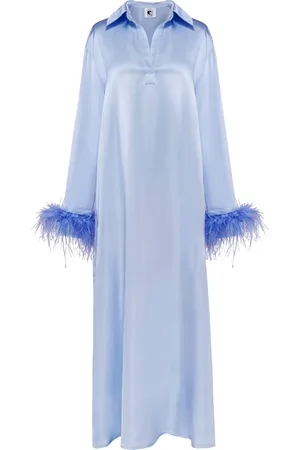 Sleeper Robe bordée de plumes