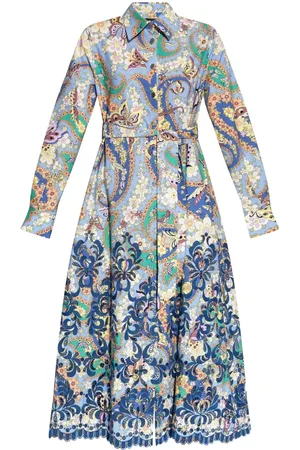 Etro Robe mi-longue à imprimé graphique