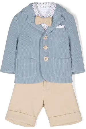 COLORICHIARI Ensemble haut-short à simple boutonnage