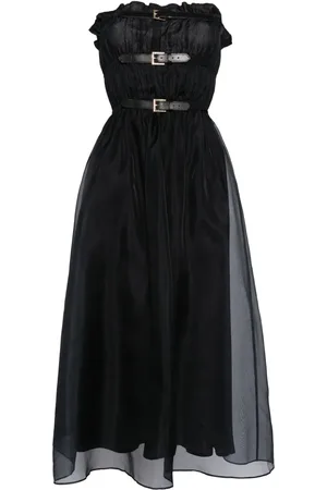 Cynthia Rowley Robe Buckle Up en soie