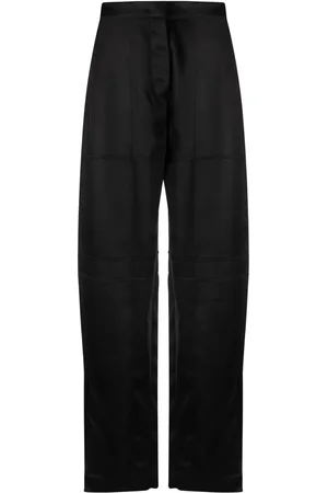 Jil Sander Pantalon droit à taille haute