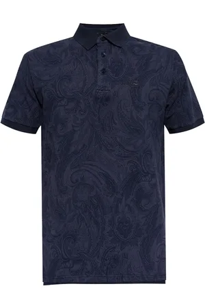 Etro Polo à motif cachemire ton sur ton