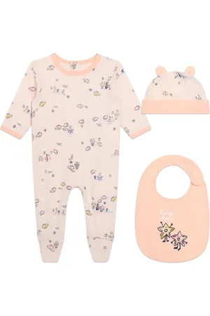 Kenzo Trousseau de naissance en coton à imprimé graphique