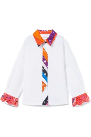 PUCCI Junior Chemise à imprimé Iride