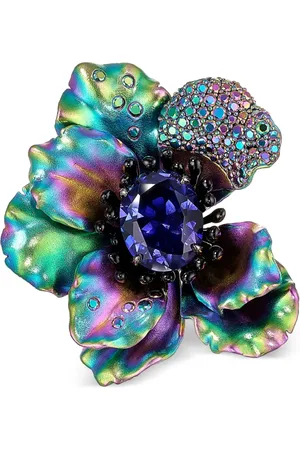 Anabela Chan Pins Poppy en or 18ct