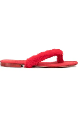 Madison.Maison Tongs Ivanka en fourrure artificielle