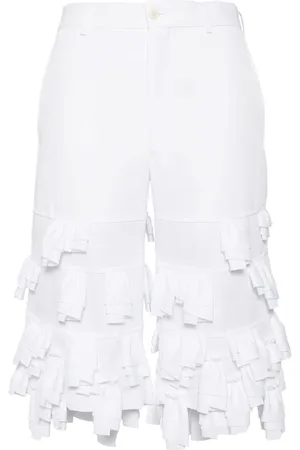 Comme des Garçons Short à volants superposés