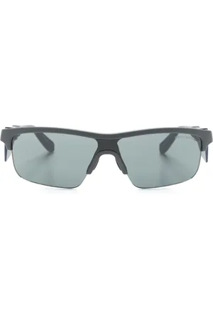 Emporio Armani Lunettes de soleil à monture couvrante