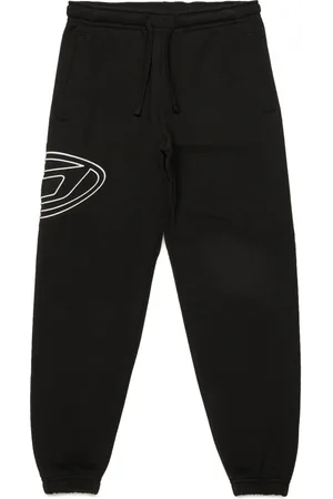 Diesel Pantalon de jogging à logo Oval-D brodé