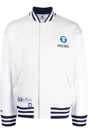 A Bathing Ape Veste bomber à logo imprimé