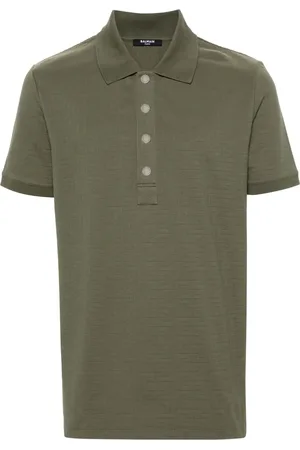 Balmain Polo à motif jacquard