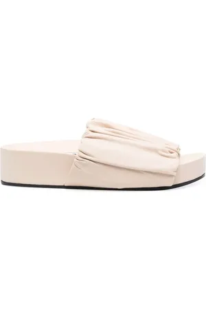 Jil Sander Sandales en cuir à plateforme
