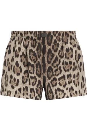 Dolce & Gabbana Short de bain à imprimé léopard