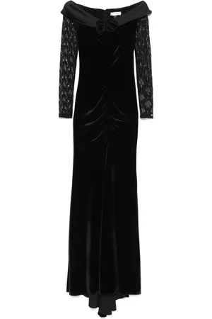 NISSA Robe longue en velours