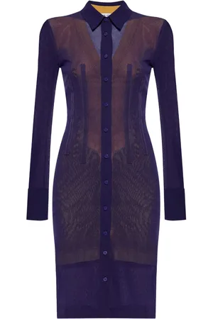 The Attico Robe en maille à coupe mi-longue