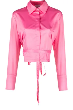 Patou Chemise crop à détails de découpes