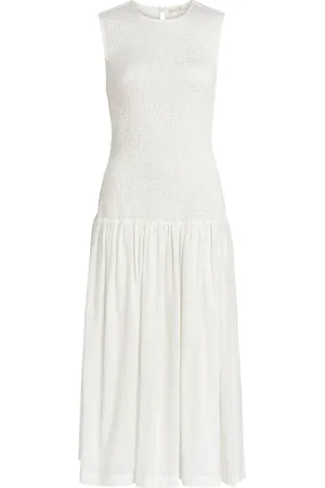 Marie Oliver Robe mi-longue Porter à fronces