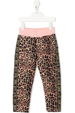 Roberto Cavalli Pantalon de jogging à imprimé léopard