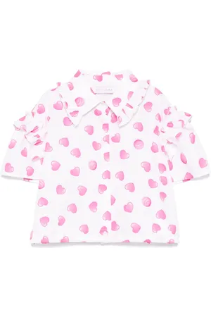 MONNALISA Blouse à motif cœur imprimé