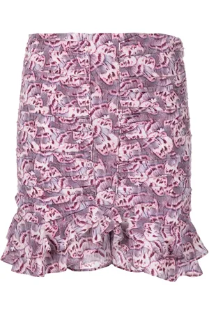 Isabel Marant Minijupe froncée Milendi à fleurs