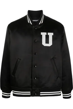 UNDERCOVER Veste bomber à imprimé graphique