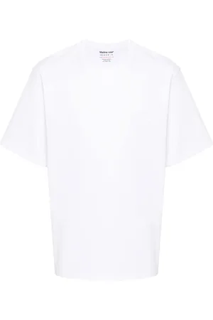 MARTINE ROSE T-shirt en coton à logo réfléchissant