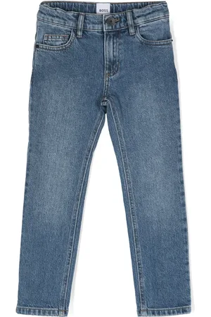 HUGO BOSS Jean droit à taille mi-haute