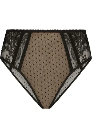 Dolce & Gabbana Culotte en dentelle à taille haute