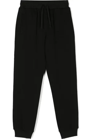 Dolce & Gabbana Pantalon de jogging en coton à patch logo