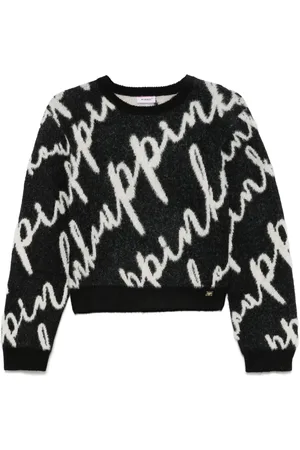 Pinko Pull à logo en intarsia