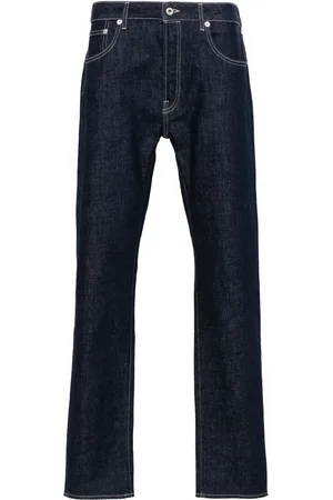 Kenzo Jean cigarette à patch logo