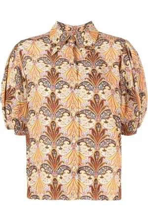Etro Chemise en soie à imprimé cachemire