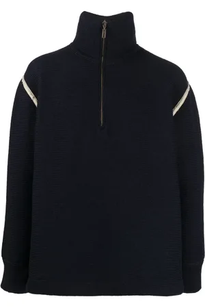 Maison Margiela Pull en maille à détails de coudières