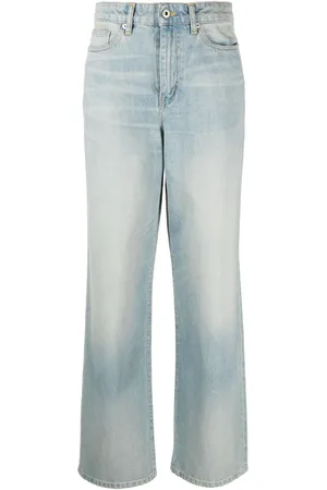 Kenzo Jean évasé à patch logo