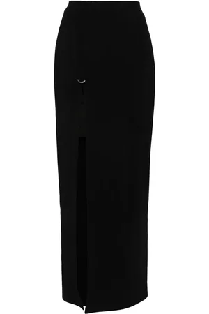 MUGLER Jupe longue à fente latérale