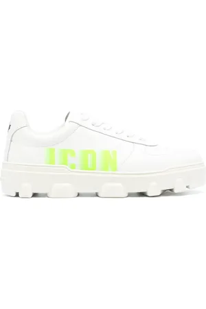 Dsquared2 Baskets en cuir à logo imprimé